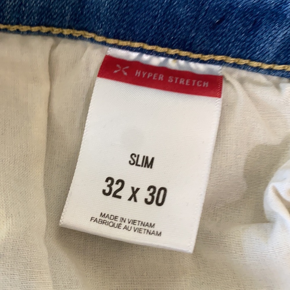Express - Men’s Slim Light Wash Hyper Stretch Jeans - 32x30 - Picture 6 of 6